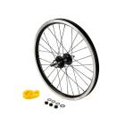 BROMPTON �֥���ץȥ� REAR WHEEL incl FITTINGS 1/2-spd Superlight 1/2®�ѥꥢ�ۥ����� �ե��åƥ��󥰴ޤ� �֥�å� �ۥ�����1��(Q100514)(5053099001521)