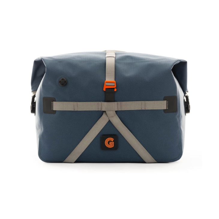 BROMPTON �֥���ץȥ� BOROUGH WP ROLL TOP BAG LARGE �ܥ����ɿ� ������ȥåץХå� �顼�� �ͥ��ӡ�/���졼 ����23L (Q103611)(5053099068326)