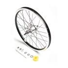 BROMPTON �֥���ץȥ� RR WHL +FIT BWR 6Spd BLK w/SLV HUB 6®�ꥢ�ۥ����� �֥�å�/����С��ϥ����� �ե��åƥ��� �ۥ�����1��(Q103177)