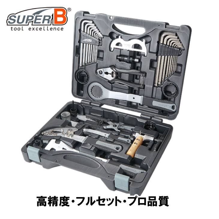 (¨Ǽ)SUPER B �����ѡ��ӡ� 35 PCS BICYCLE TOOL SET 35�ԡ��� �Х����ġ��륻�å� TBA5000(4710898411135) �ġ���