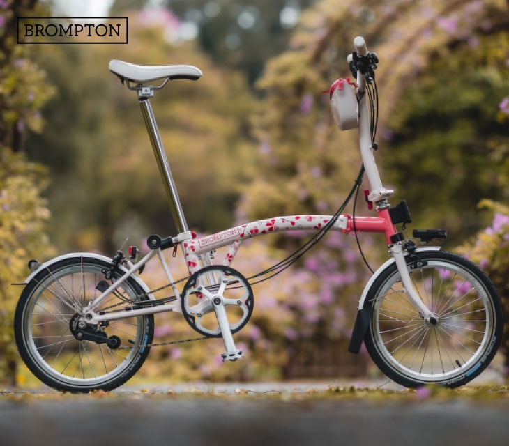 (�߸�ͭ��)BROMPTON �֥���ץȥ� C-LINE C�饤�� Cherry Blossom V2 �����꡼�֥��å��� 6® MID�ϥ�ɥ�(M6L) �����ǥ� �ޤ����