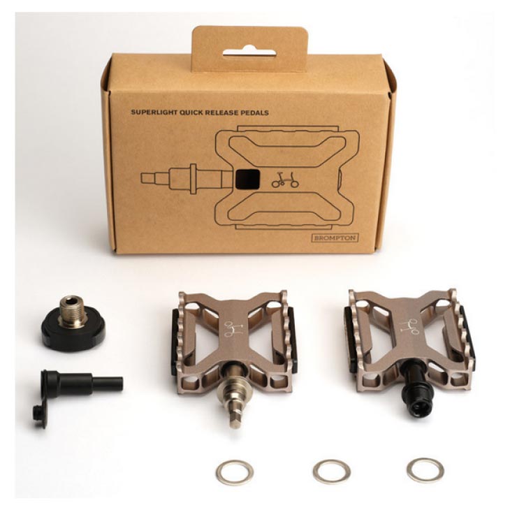 BROMPTON �֥���ץȥ� COLOURLAB STANDARD QR PEDAL SET ����������� �����å���꡼�� �ڥ��� ����С�(Q104187)(5053099268962)�������å�