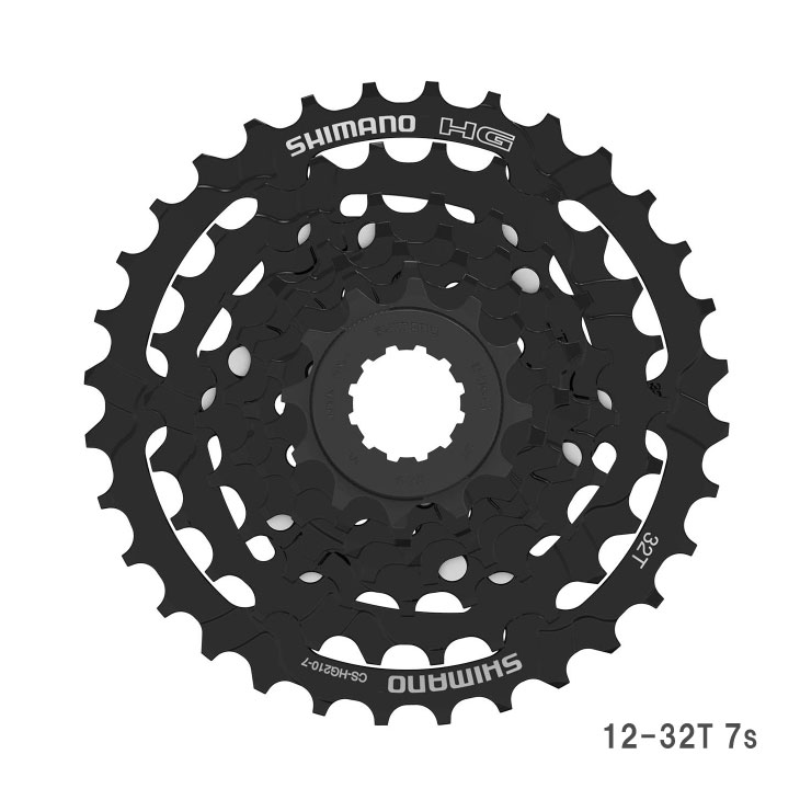 SHIMANO ���ޥ� CS-HG210-7 12-32T 7s �����åȥ��ץ����å�(ECSHG2107232)(4550170078447)