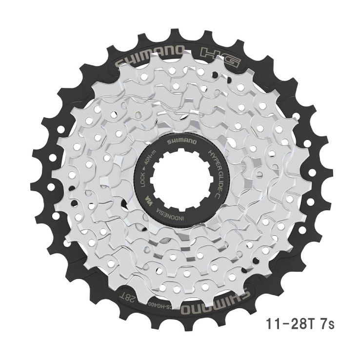 SHIMANO ���ޥ� CS-HG400-7 11-28T 7s �����åȥ��ץ����å�(ECSHG4007128)(4550170078461)