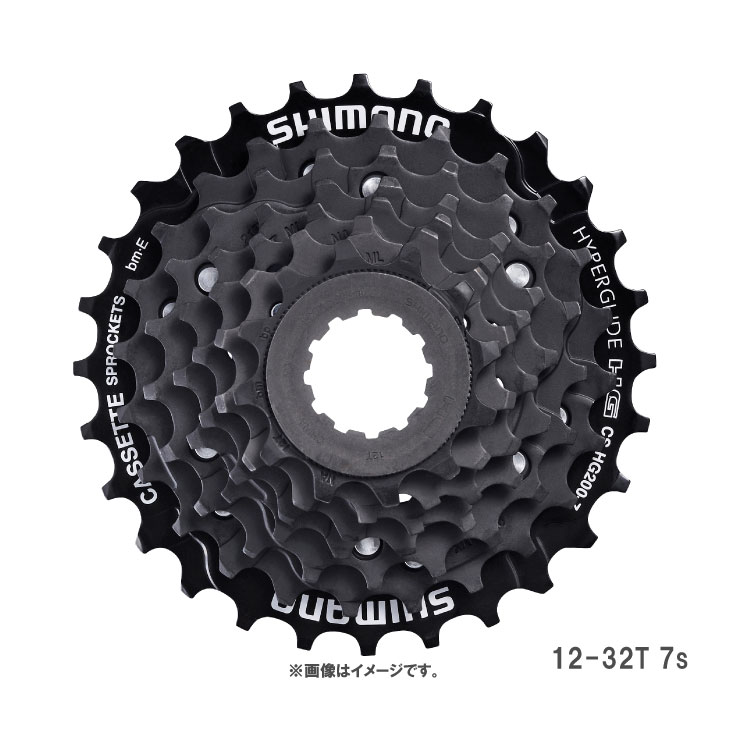 SHIMANO ���ޥ� CS-HG200-7 12-32T 7s �����åȥ��ץ����å�(ECSHG2007232T)(4524667393962)