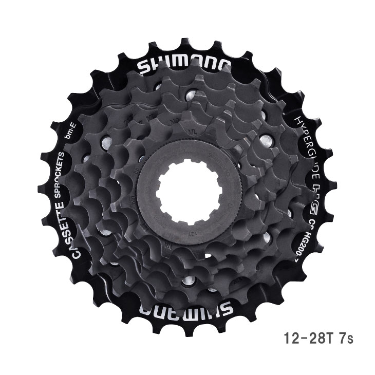 SHIMANO ���ޥ� CS-HG200-7 12-28T 7s �����åȥ��ץ����å�(ECSHG2007228T)(4524667393955)