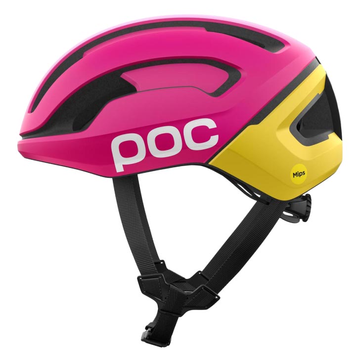 poc �ݥå� OMNE AIR WF MIPS(ASIAN FIT)����� ���� �磻�ɥե��å� �ߥåץ� Rhos Red Matt/Citrine Yellow Matt(JCF��ǧ)�إ��å�