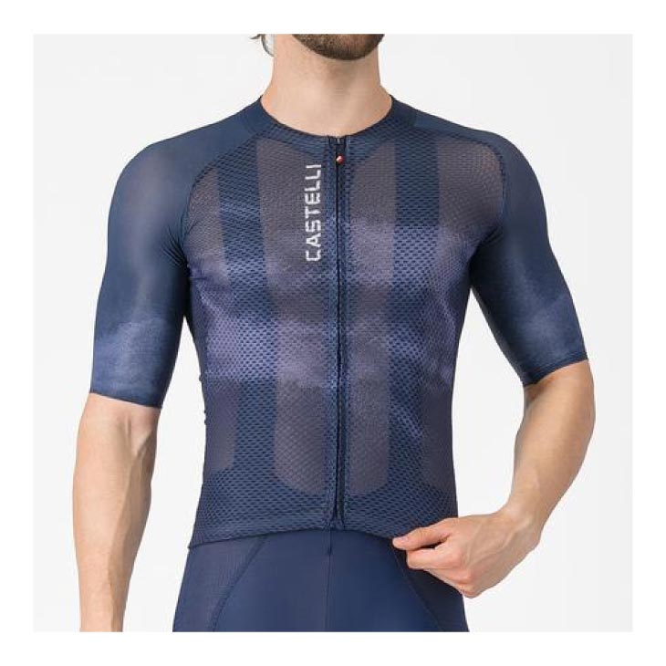 (¨Ǽ)CASTELLI �����ƥ� CLIMBER'S A/C JERSEY ���饤�ޡ��� A/C Ⱦµ���㡼��(���֡�4526014)�٥른���֥롼/�����󥿡������� ��� ������