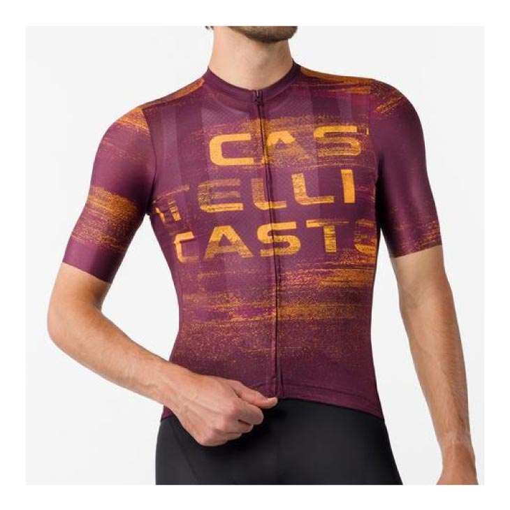 即納)CASTELLI カステリ STRATUS LOGO JERSEY ストラタス ロゴ 半袖