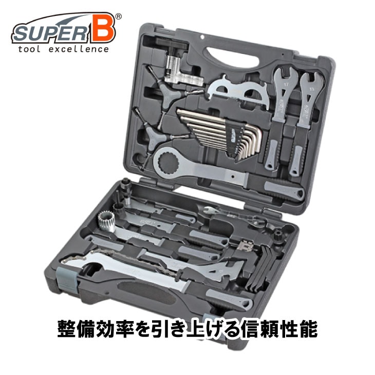 (¨Ǽ)SUPER B �����ѡ��ӡ� 30 PCS BICYCLE TOOL SET 30�ԡ����Х����ġ��륻�å� TBA3000(4712765143927) �ġ���