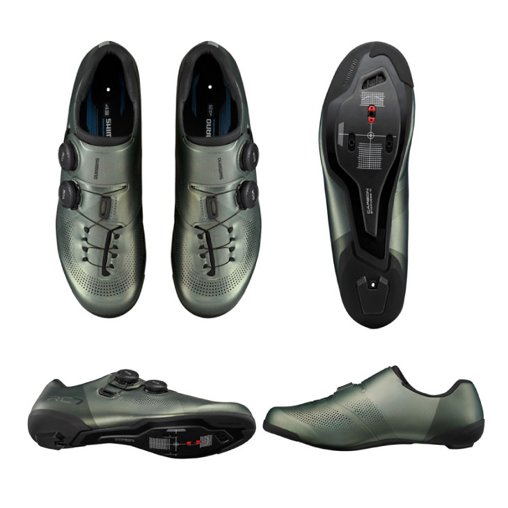 即納あり)SHIMANO シマノ RC7(SH-RC703) WIDE セージグリーン SPD-SL