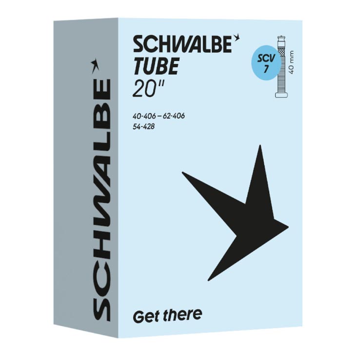 SCHWALBE ������� CLIK VALVE TUBE ����å��Х�� ���塼�֡�SCV7�ۥХ��Ĺ40mm(4026495961080)