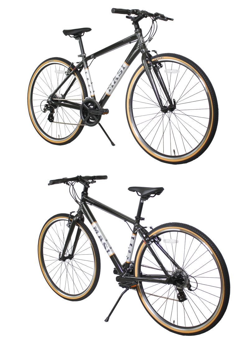 MASI マジィ SICILIA シチリア ブラック 2×8speeds クロスバイク