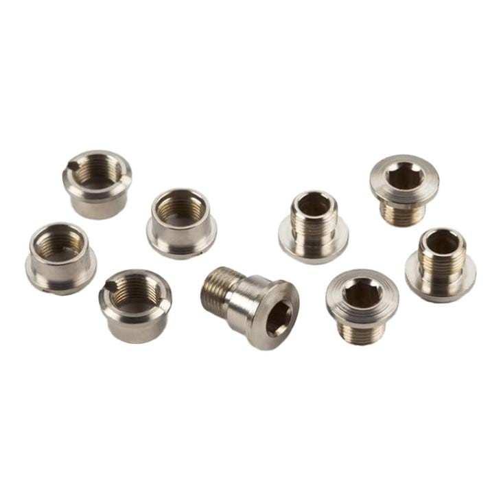 (¨Ǽ)(�᡼�����б�����)BROMPTON �֥���ץȥ� CHAIN RING BOLT SET SPDR 5PC ���������󥰥ܥ�ȥ��å�(Q100217)(5053099020195)