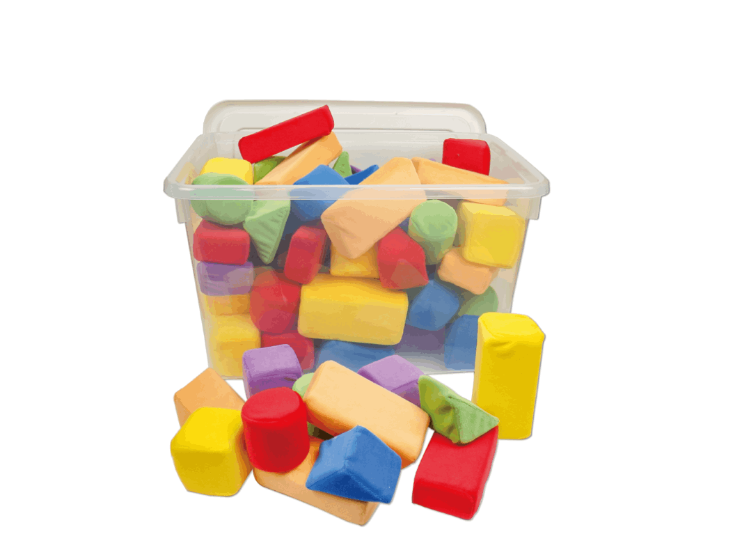 色いろブロックセットコンテナBOX | 保育,積木・ブロック・保育遊具