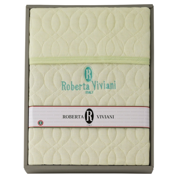 【未使用品】 Roberta Viviani ITALY 敷パット 送料無料】 ロベルタ・ビビアーニ さわやかニットワッフル敷パット2P