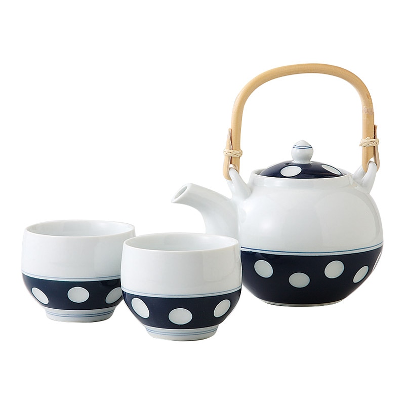 有田焼 水玉 茶の間