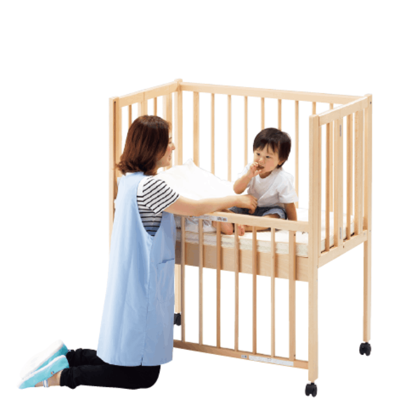 ワンタッチ折りたたみベッド コンパクト | 保育,乳児～2歳児用品