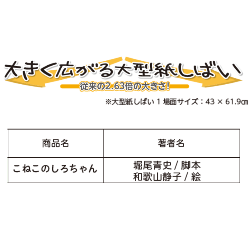 大型紙しばい第1集 おおきくおおきくおおきくなあれ | 保育,保育書