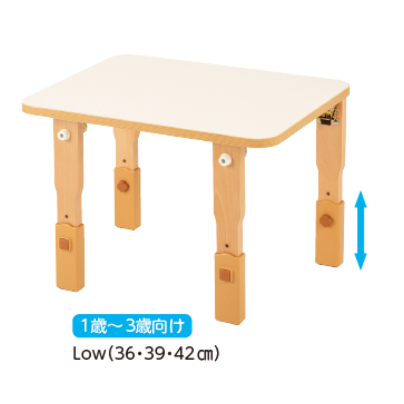 usagiさん専用　テーブル ピタッとサポートテーブル Low（36・39・42㎝） | 保育,机・イス