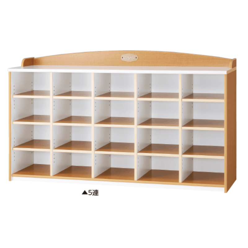 コロネ 5連ロッカー可動棚 | 保育,机・イス・ロッカー,ロッカー | tool