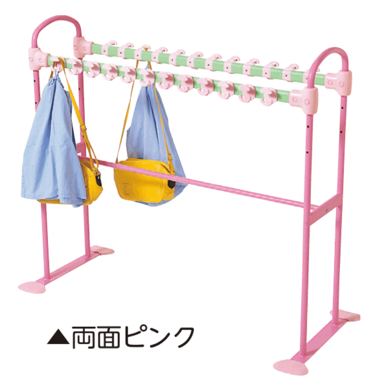 パステルフックスタンド 両面ピンク | 保育,整理用品・設備備品,整理棚