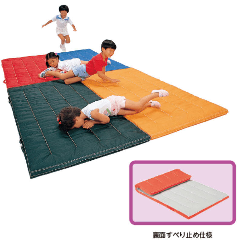 滑り止め付カラーマット 青 | 保育,運動遊具・運動備品,屋内遊具