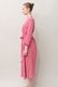 Bathrobe Cotton Double Gauze Glass Beads Tassel Rose Pink