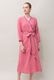 Bathrobe Cotton Double Gauze Glass Beads Tassel Rose Pink