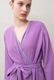 Bathrobe Cotton Double Gauze Glass Beads Tassel Purple