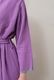 Bathrobe Cotton Double Gauze Glass Beads Tassel Purple