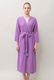 Bathrobe Cotton Double Gauze Glass Beads Tassel Purple