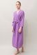 Bathrobe Cotton Double Gauze Glass Beads Tassel Purple