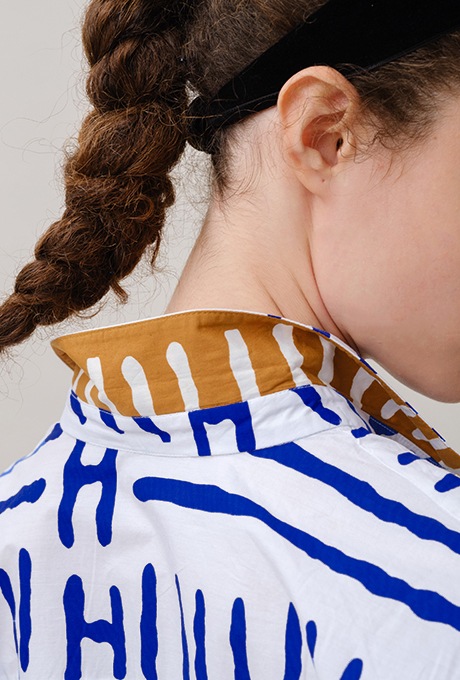 Tribal Pattern Bicolor Salopette Jumpsuit