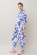 Tribal Pattern Bicolor Salopette Jumpsuit