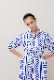 Tribal Pattern Bicolor Salopette Jumpsuit