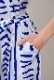 Tribal Pattern Bicolor Salopette Jumpsuit