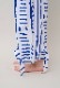 Tribal Pattern Bicolor Salopette Jumpsuit