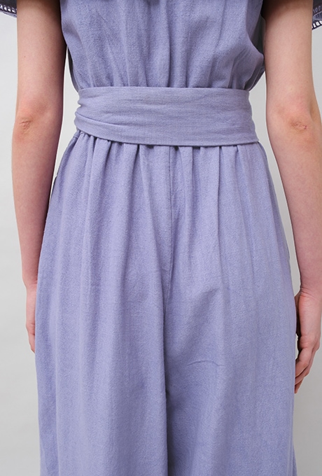 Big Shawl Collar Cotton Kadhi Salopette 