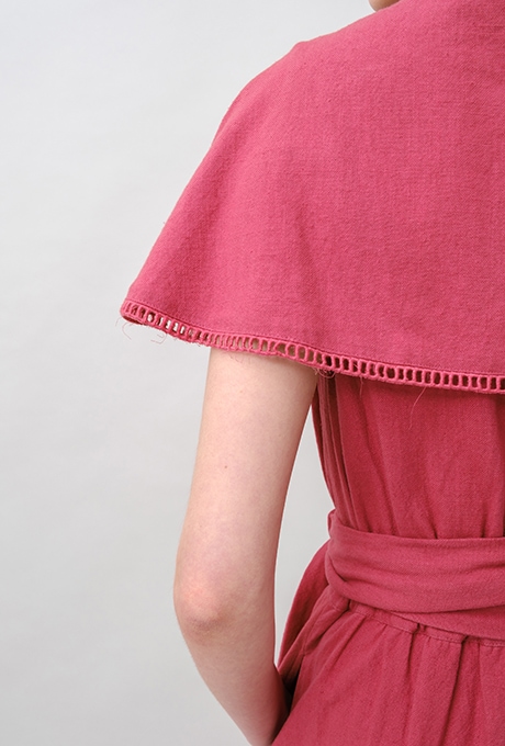 Big Shawl Collar Cotton Kadhi Salopette 