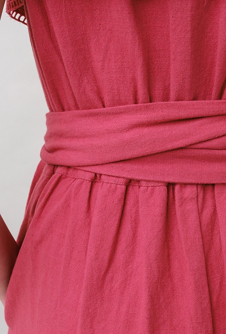 Big Shawl Collar Cotton Kadhi Salopette 