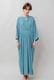 Rayon Dot Dobby Dolman Long Dress 