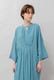 Rayon Dot Dobby Dolman Long Dress 