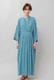 Rayon Dot Dobby Dolman Long Dress 