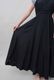 Bicolor Drop Shoulder Cotton Long Dress 