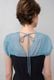 Bicolor Drop Shoulder Cotton Long Dress 