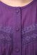 Cotton Lace Tape Pintuck Straight Middle Dress