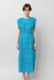 Cotton Lace Tape Pintuck Straight Middle Dress