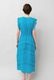 Cotton Lace Tape Pintuck Straight Middle Dress