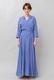 �ڼ���ͽ���Cotton Stripe Seersucker Flare Long Dress